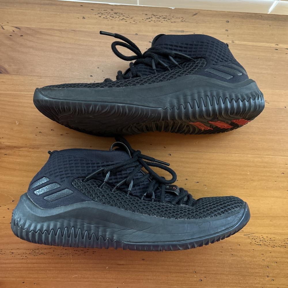 Adidas Dame 4 Basketball Shoes Black Men's Size 7 - Picture 4 of 9